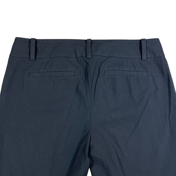 ANN TAYLOR Black Stretch Modern Mid-Rise Flare Dress Pants Business Work Size 8 - Picture 6 of 7